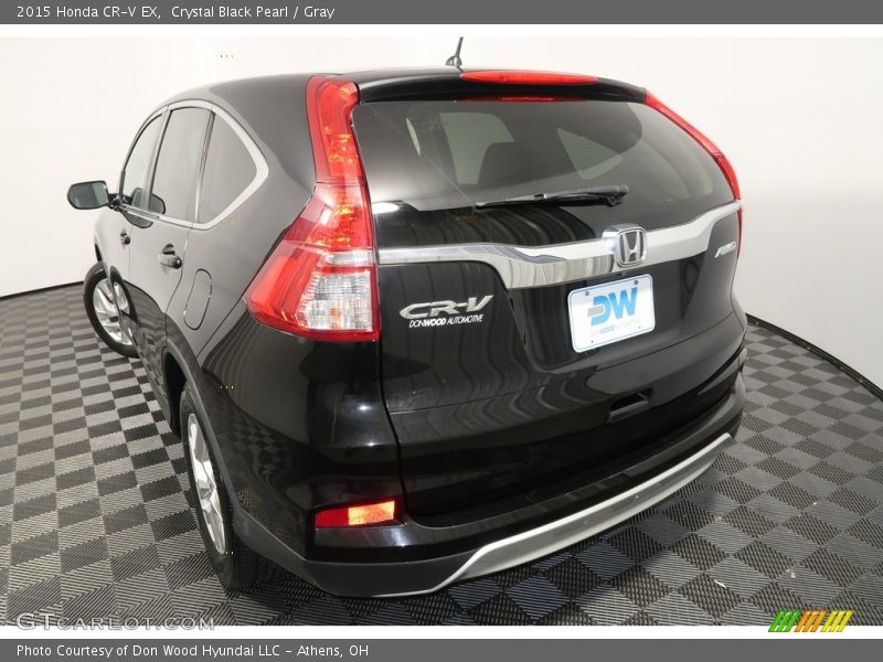 Crystal Black Pearl / Gray 2015 Honda CR-V EX