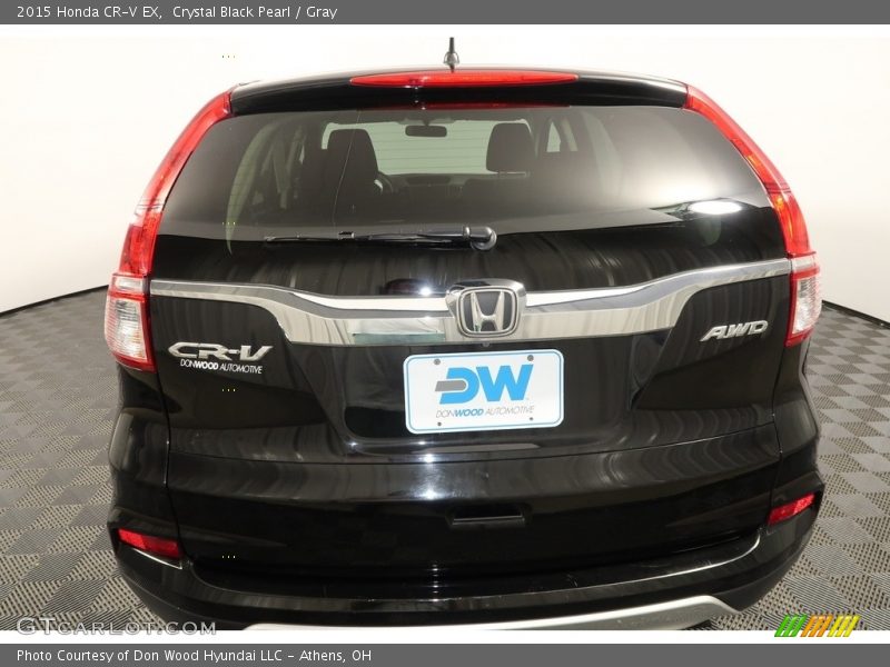 Crystal Black Pearl / Gray 2015 Honda CR-V EX
