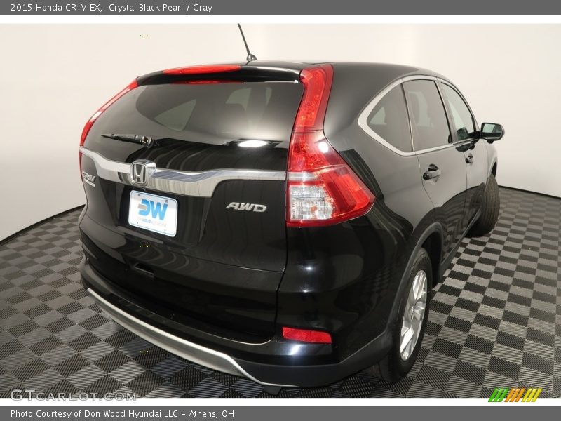 Crystal Black Pearl / Gray 2015 Honda CR-V EX
