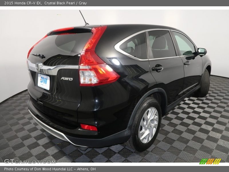 Crystal Black Pearl / Gray 2015 Honda CR-V EX