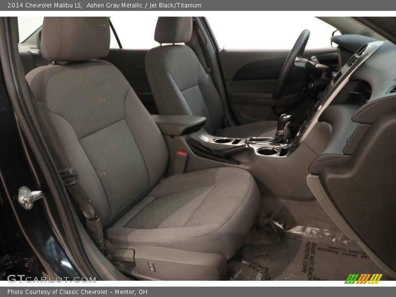 Ashen Gray Metallic / Jet Black/Titanium 2014 Chevrolet Malibu LS
