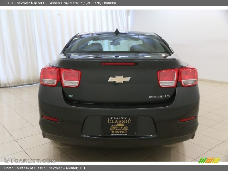 Ashen Gray Metallic / Jet Black/Titanium 2014 Chevrolet Malibu LS