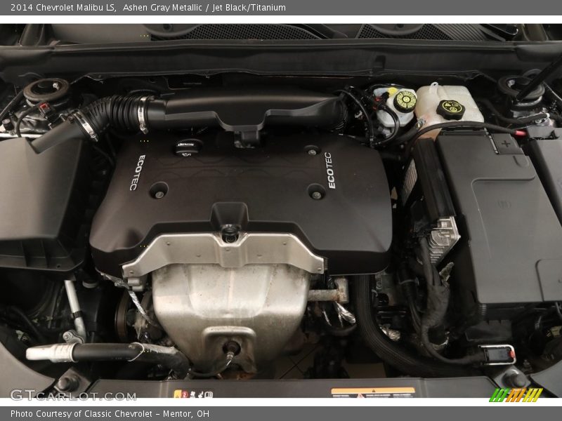 Ashen Gray Metallic / Jet Black/Titanium 2014 Chevrolet Malibu LS