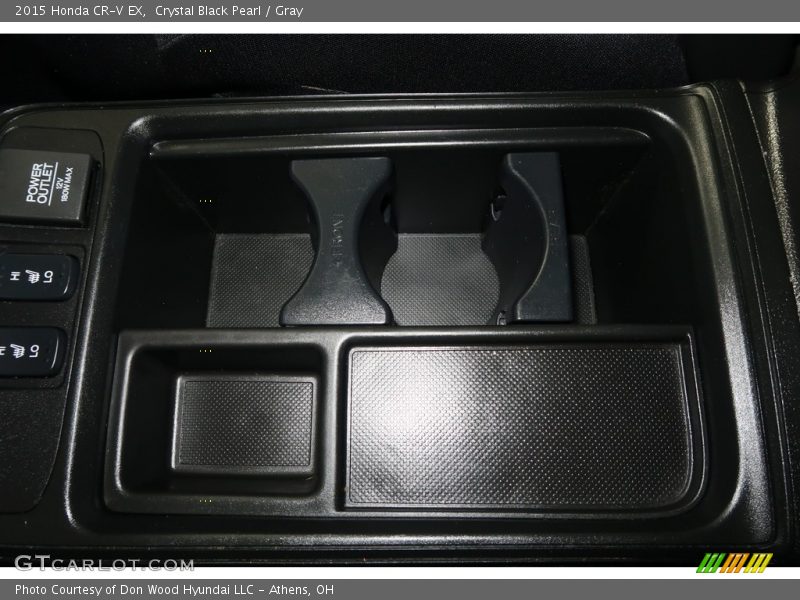 Crystal Black Pearl / Gray 2015 Honda CR-V EX