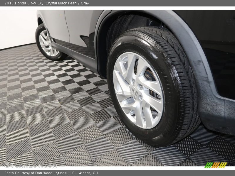 Crystal Black Pearl / Gray 2015 Honda CR-V EX