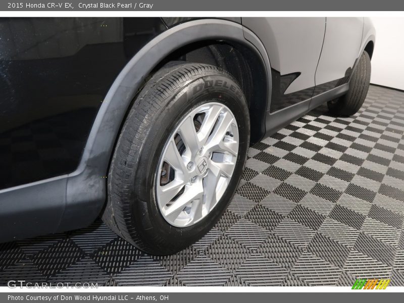 Crystal Black Pearl / Gray 2015 Honda CR-V EX