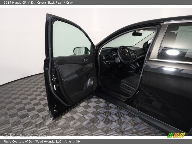 Crystal Black Pearl / Gray 2015 Honda CR-V EX
