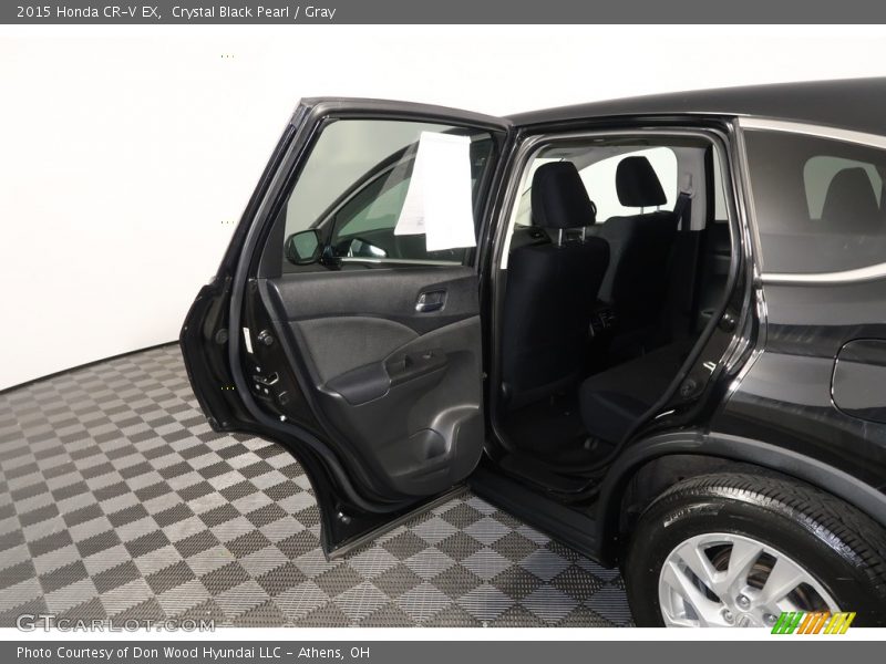 Crystal Black Pearl / Gray 2015 Honda CR-V EX