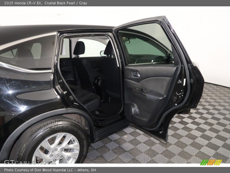 Crystal Black Pearl / Gray 2015 Honda CR-V EX