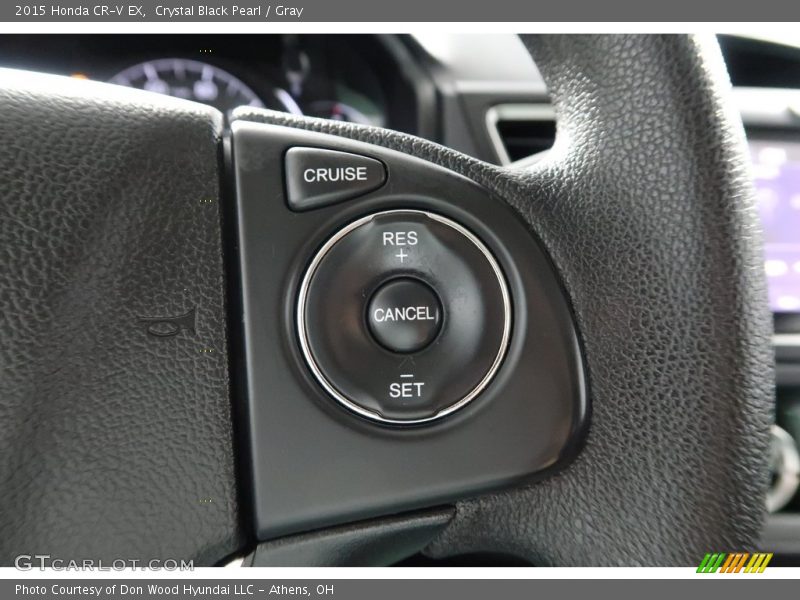 Crystal Black Pearl / Gray 2015 Honda CR-V EX