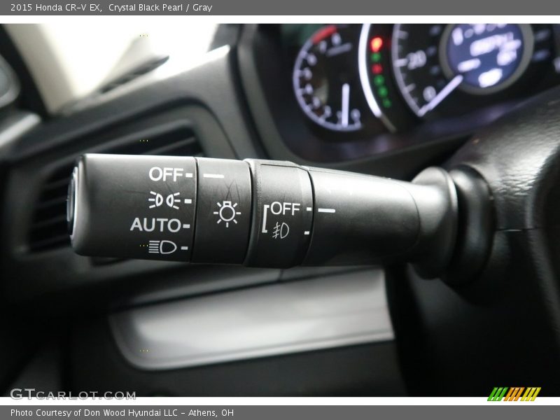 Crystal Black Pearl / Gray 2015 Honda CR-V EX
