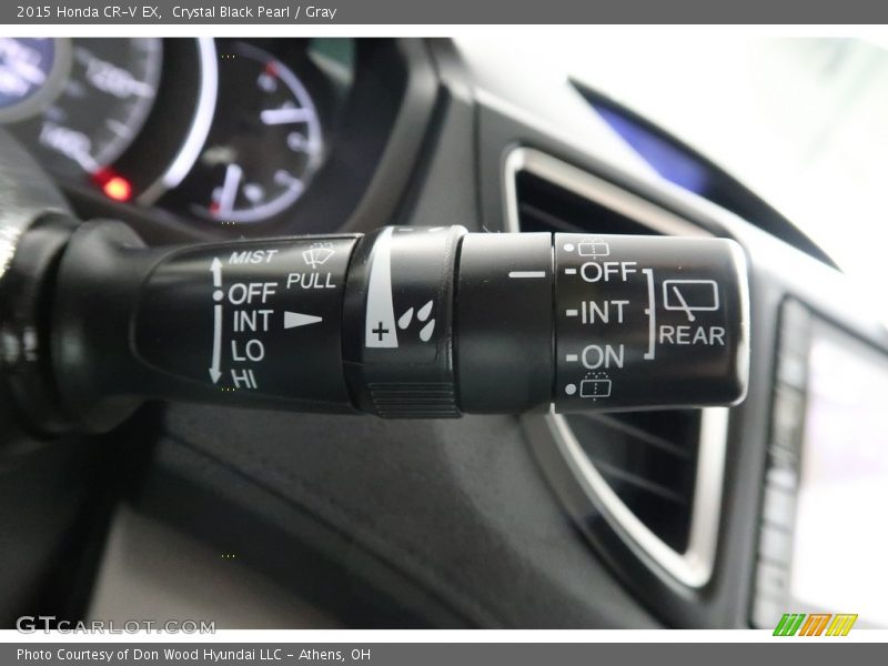 Crystal Black Pearl / Gray 2015 Honda CR-V EX