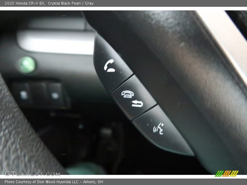 Crystal Black Pearl / Gray 2015 Honda CR-V EX