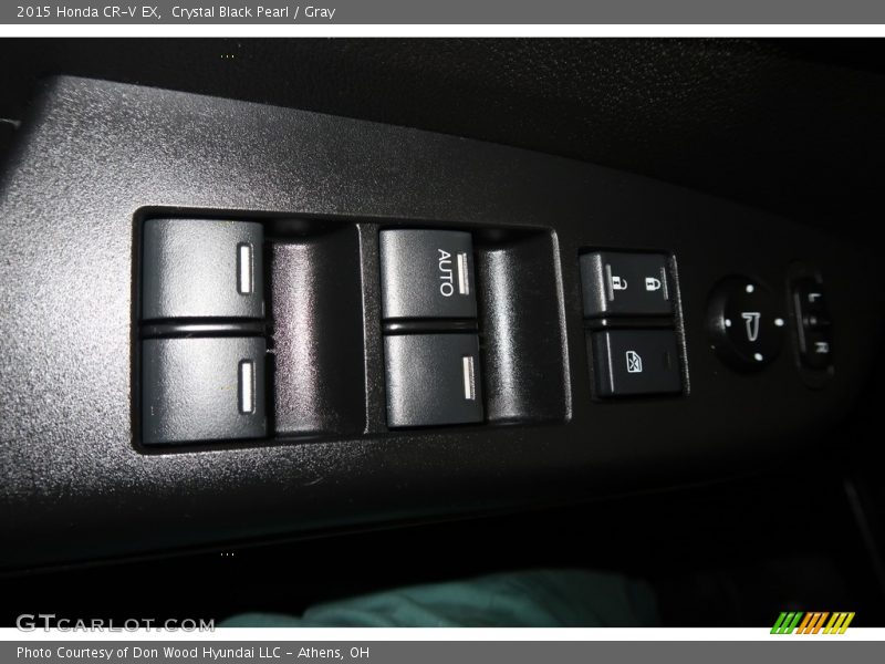 Crystal Black Pearl / Gray 2015 Honda CR-V EX