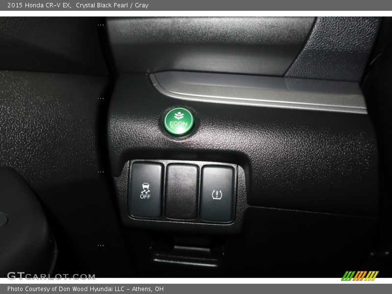 Crystal Black Pearl / Gray 2015 Honda CR-V EX