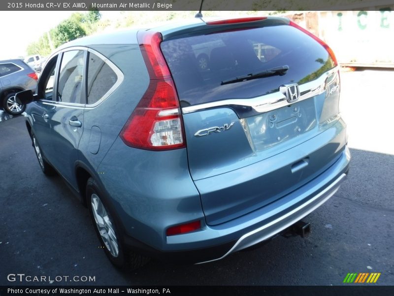 Mountain Air Metallic / Beige 2015 Honda CR-V EX AWD