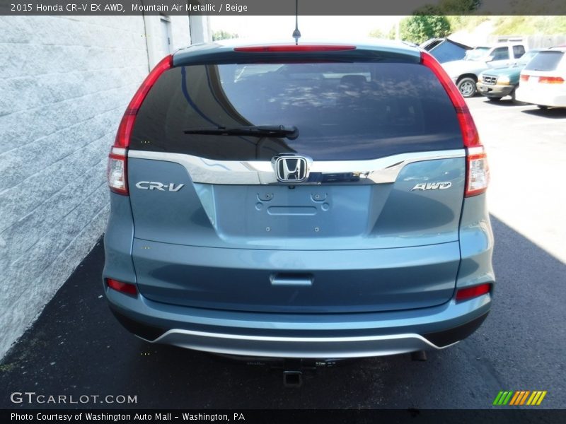 Mountain Air Metallic / Beige 2015 Honda CR-V EX AWD