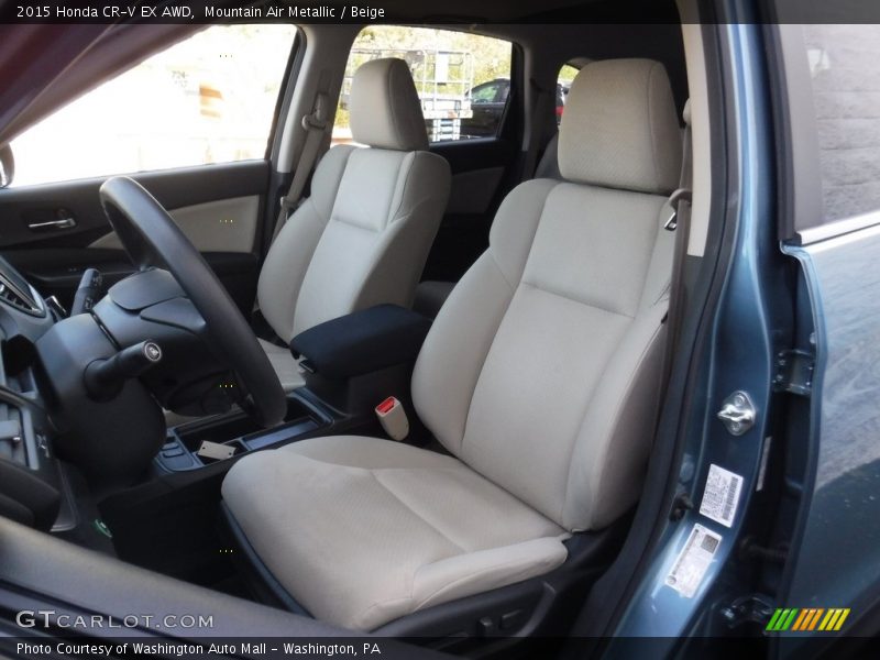Mountain Air Metallic / Beige 2015 Honda CR-V EX AWD