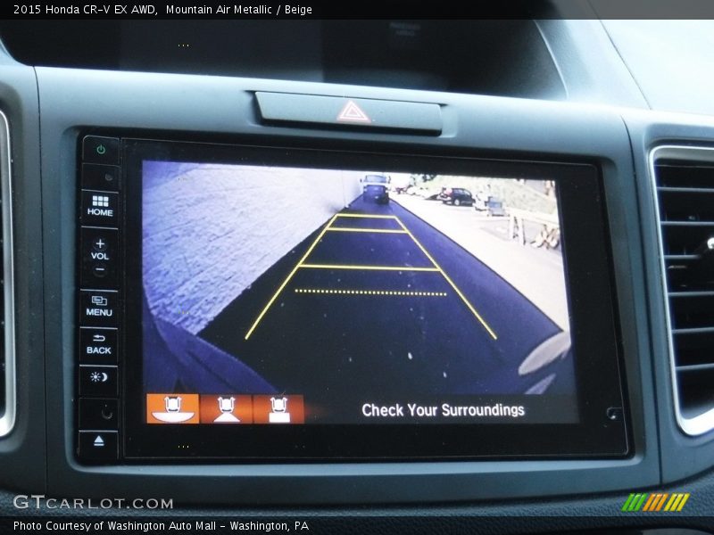 Mountain Air Metallic / Beige 2015 Honda CR-V EX AWD