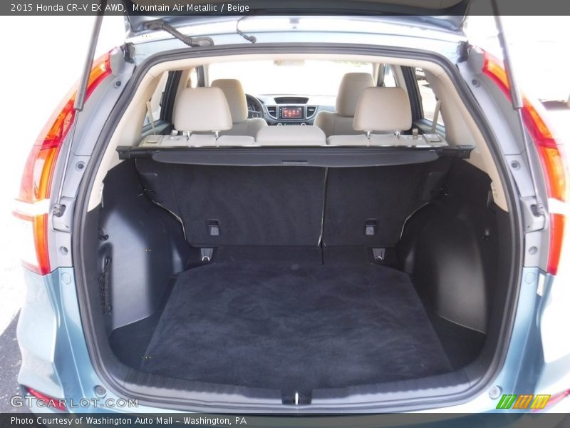 Mountain Air Metallic / Beige 2015 Honda CR-V EX AWD