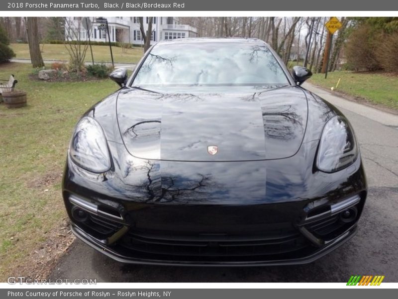 Black / Black/Bordeaux Red 2018 Porsche Panamera Turbo