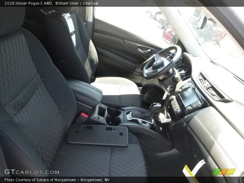 Brilliant Silver / Charcoal 2018 Nissan Rogue S AWD