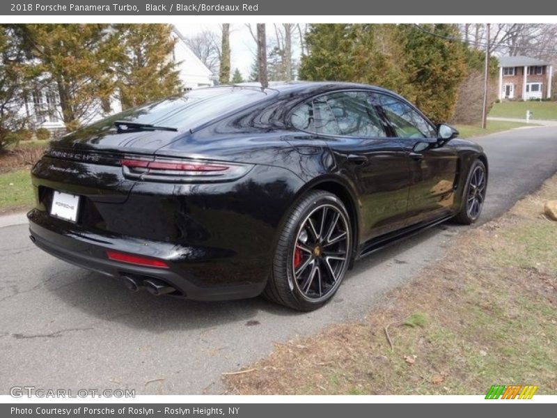 Black / Black/Bordeaux Red 2018 Porsche Panamera Turbo