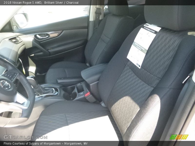 Brilliant Silver / Charcoal 2018 Nissan Rogue S AWD
