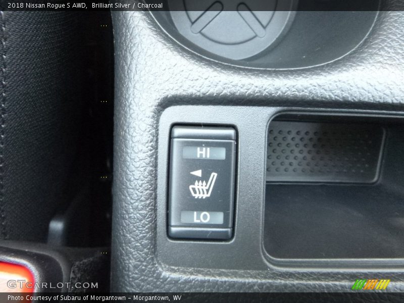 Brilliant Silver / Charcoal 2018 Nissan Rogue S AWD