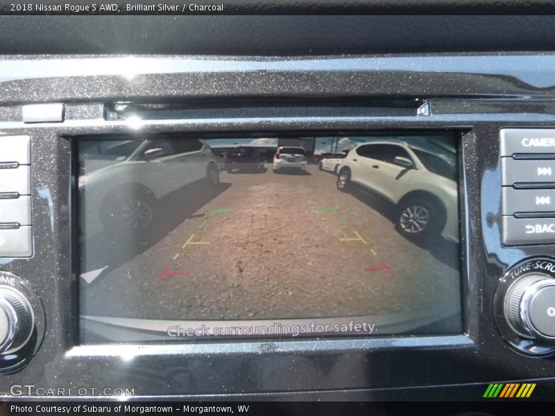 Brilliant Silver / Charcoal 2018 Nissan Rogue S AWD