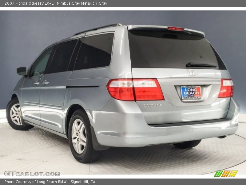 Nimbus Gray Metallic / Gray 2007 Honda Odyssey EX-L