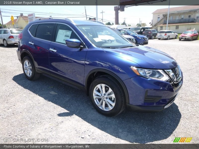 Caspian Blue / Charcoal 2018 Nissan Rogue S AWD