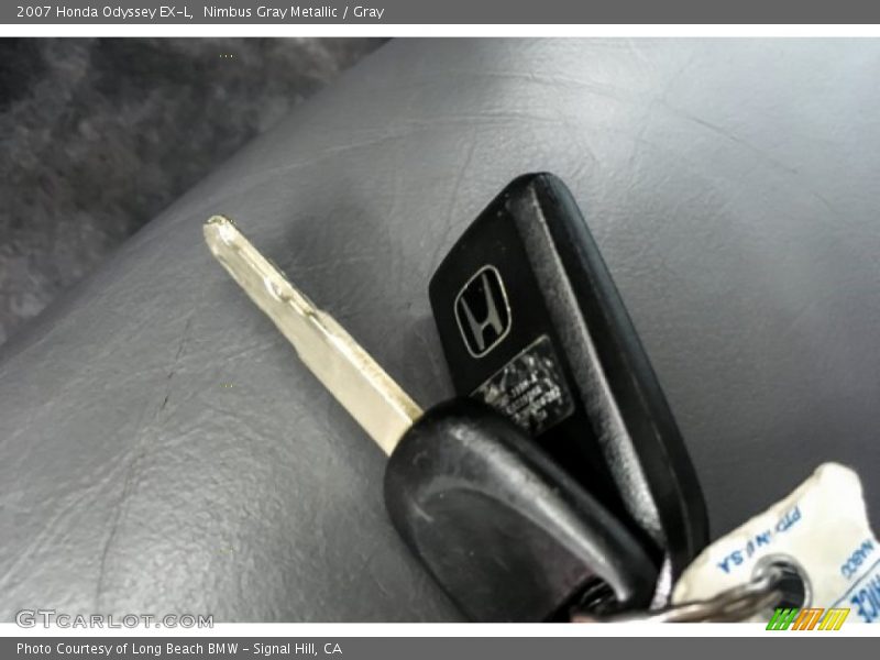 Nimbus Gray Metallic / Gray 2007 Honda Odyssey EX-L