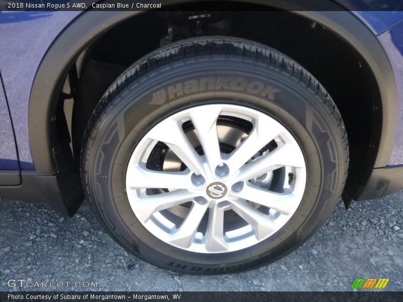 Caspian Blue / Charcoal 2018 Nissan Rogue S AWD