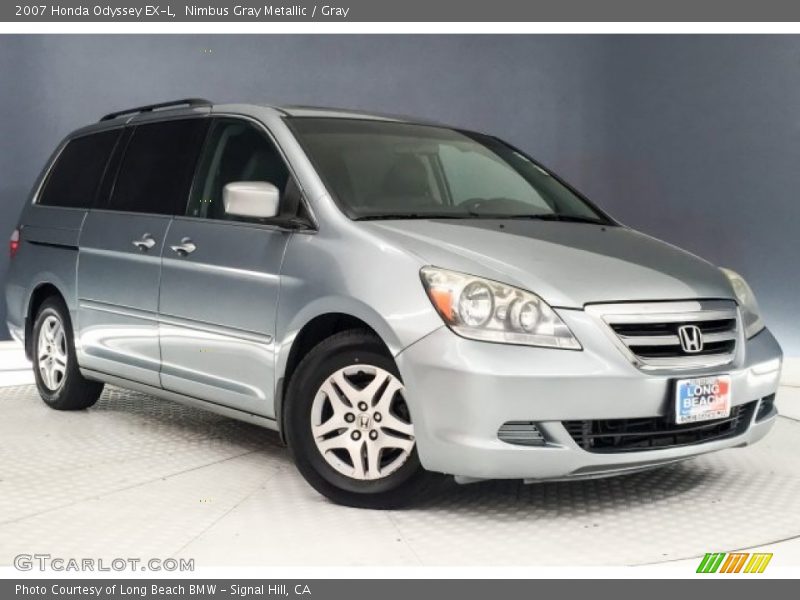 Nimbus Gray Metallic / Gray 2007 Honda Odyssey EX-L