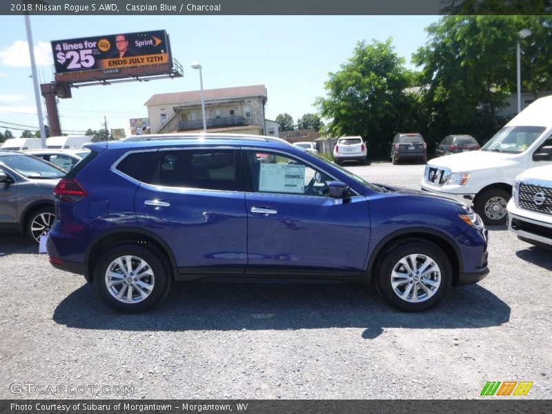 Caspian Blue / Charcoal 2018 Nissan Rogue S AWD
