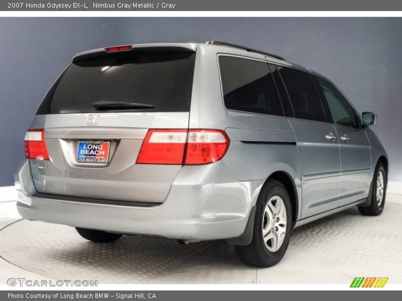 Nimbus Gray Metallic / Gray 2007 Honda Odyssey EX-L