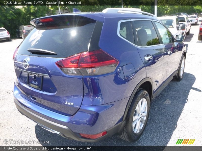 Caspian Blue / Charcoal 2018 Nissan Rogue S AWD