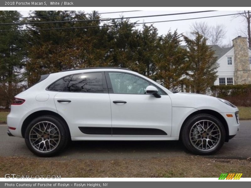 White / Black 2018 Porsche Macan S