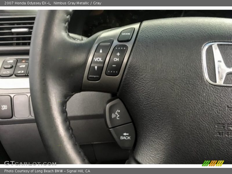 Nimbus Gray Metallic / Gray 2007 Honda Odyssey EX-L