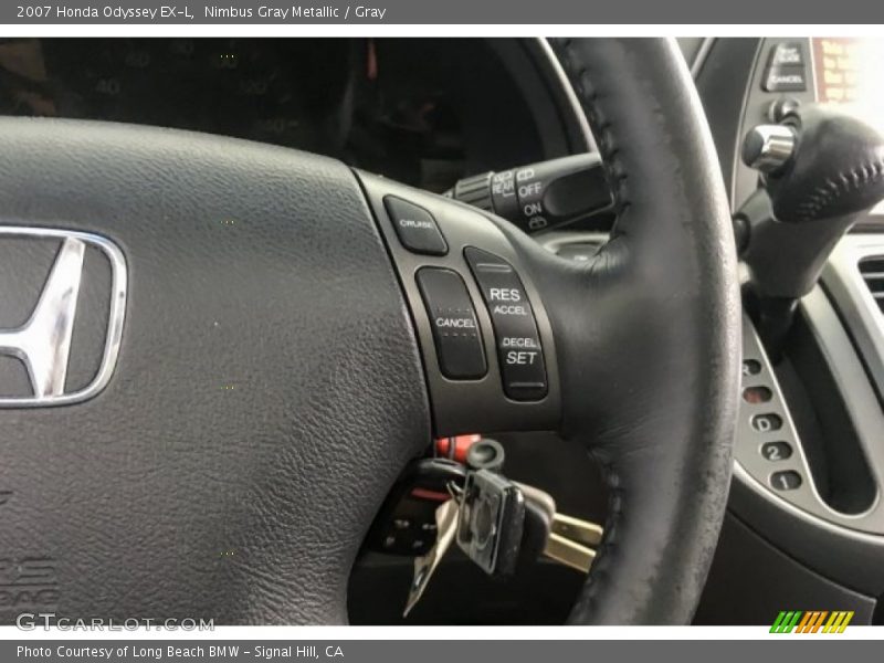 Nimbus Gray Metallic / Gray 2007 Honda Odyssey EX-L