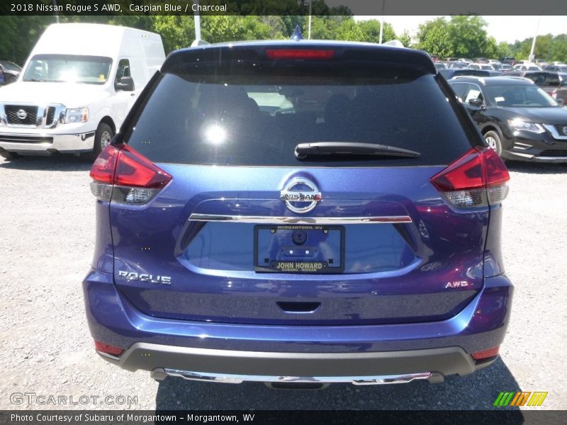 Caspian Blue / Charcoal 2018 Nissan Rogue S AWD