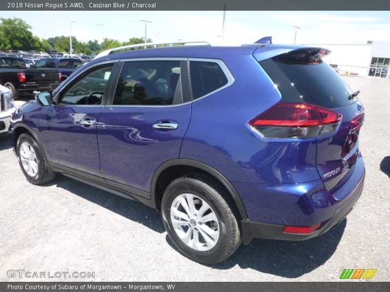 Caspian Blue / Charcoal 2018 Nissan Rogue S AWD