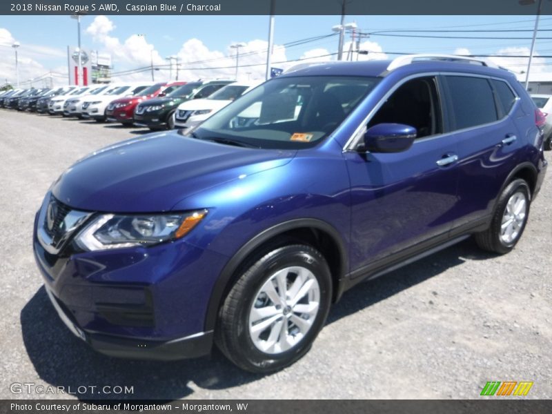 Caspian Blue / Charcoal 2018 Nissan Rogue S AWD