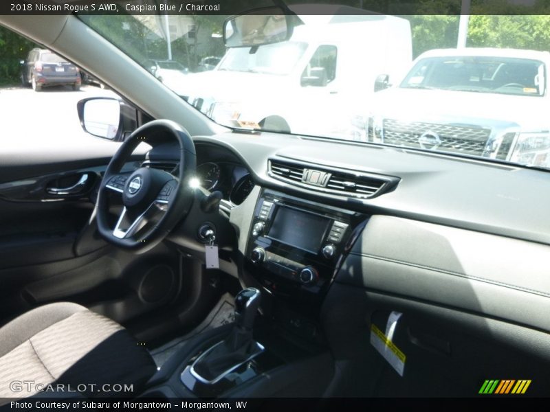 Caspian Blue / Charcoal 2018 Nissan Rogue S AWD