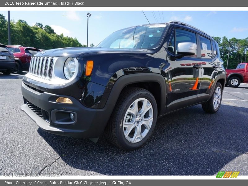 Black / Black 2018 Jeep Renegade Limited