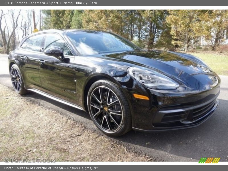 Black / Black 2018 Porsche Panamera 4 Sport Turismo