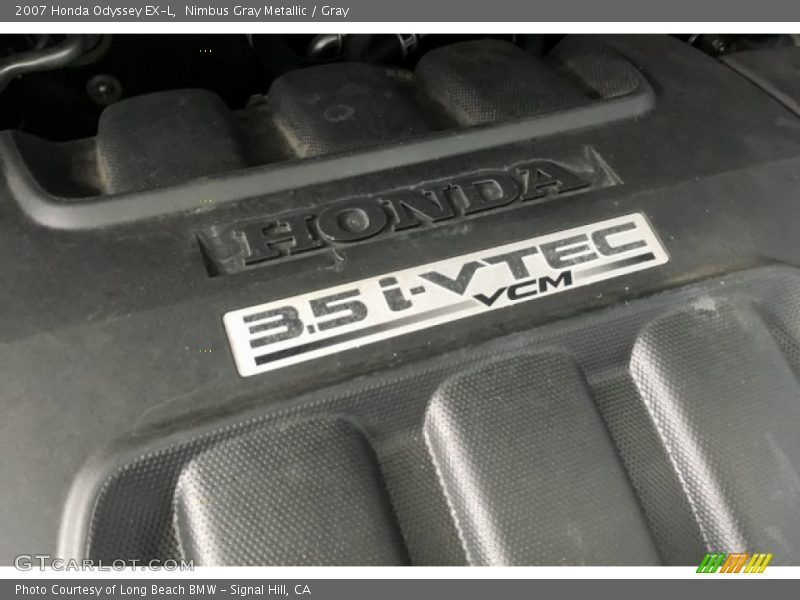 Nimbus Gray Metallic / Gray 2007 Honda Odyssey EX-L