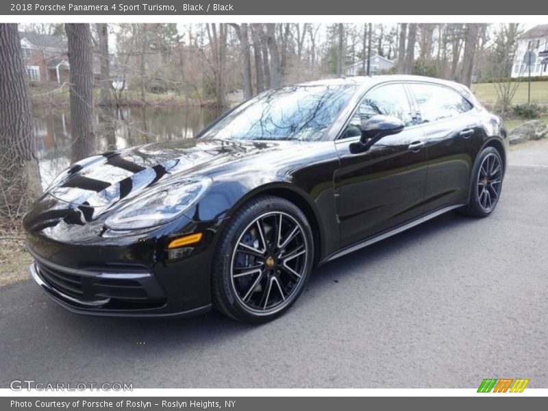 Black / Black 2018 Porsche Panamera 4 Sport Turismo