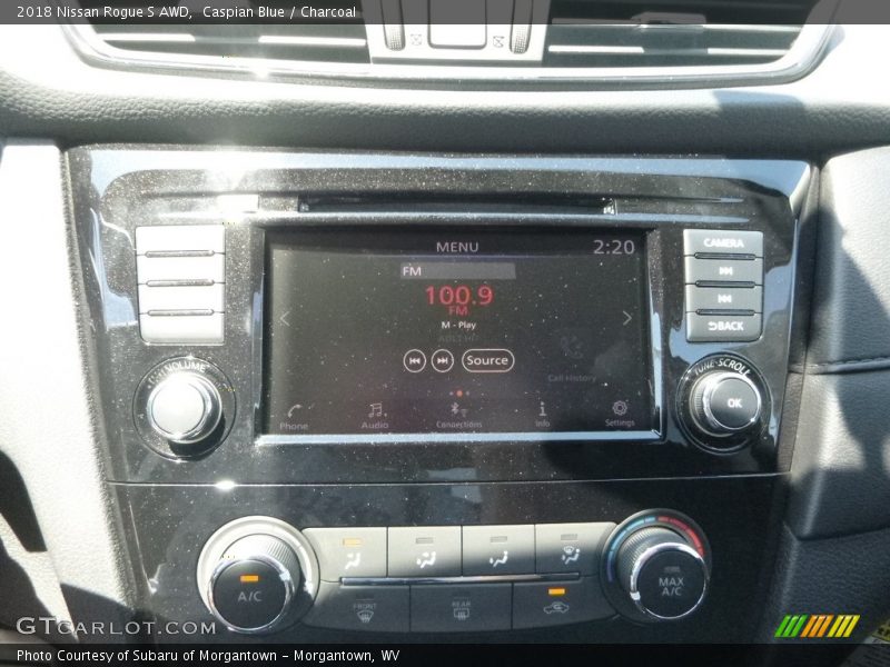 Caspian Blue / Charcoal 2018 Nissan Rogue S AWD